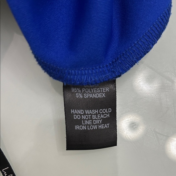 Lulu's Royal Blue Long Strapless Dress - Picture 7 of 8